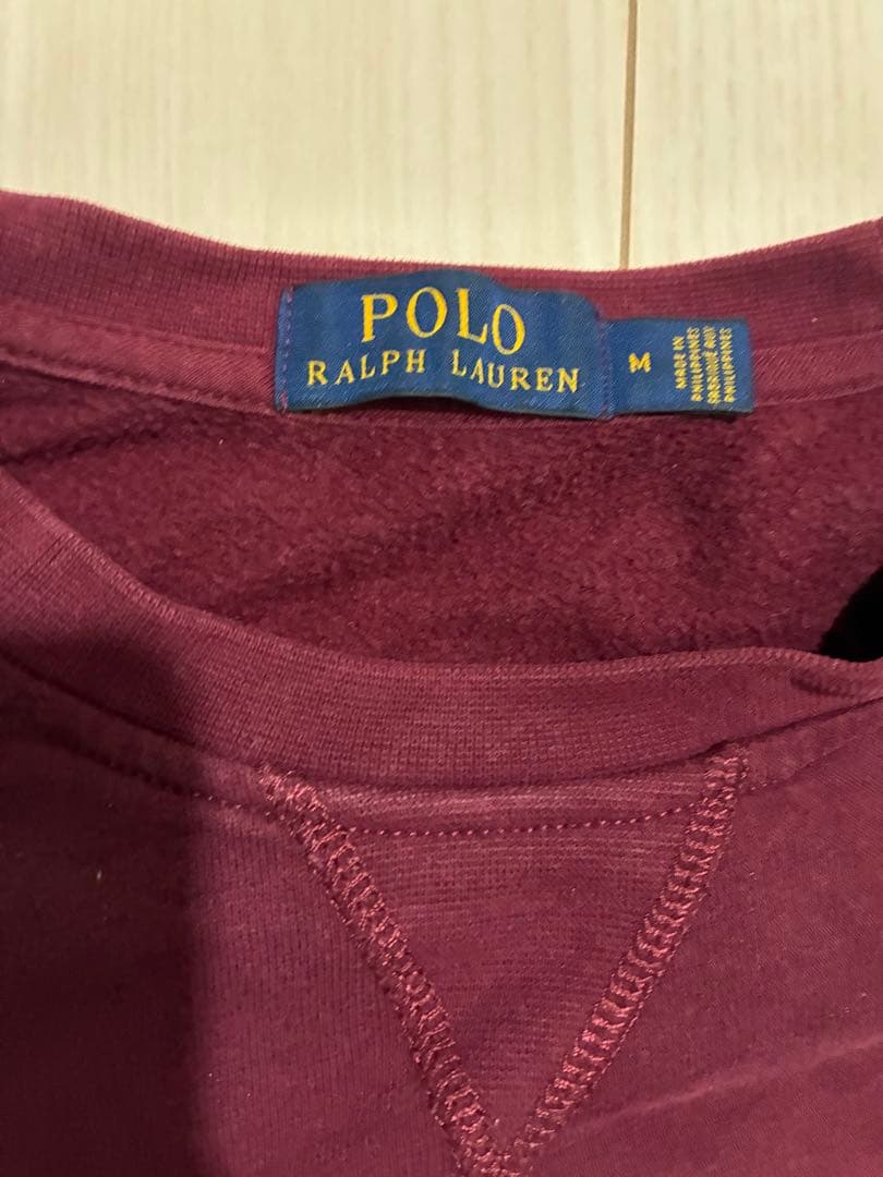 ポロベア トレーナー バーガンディー色 Mサイズ - メルカリ