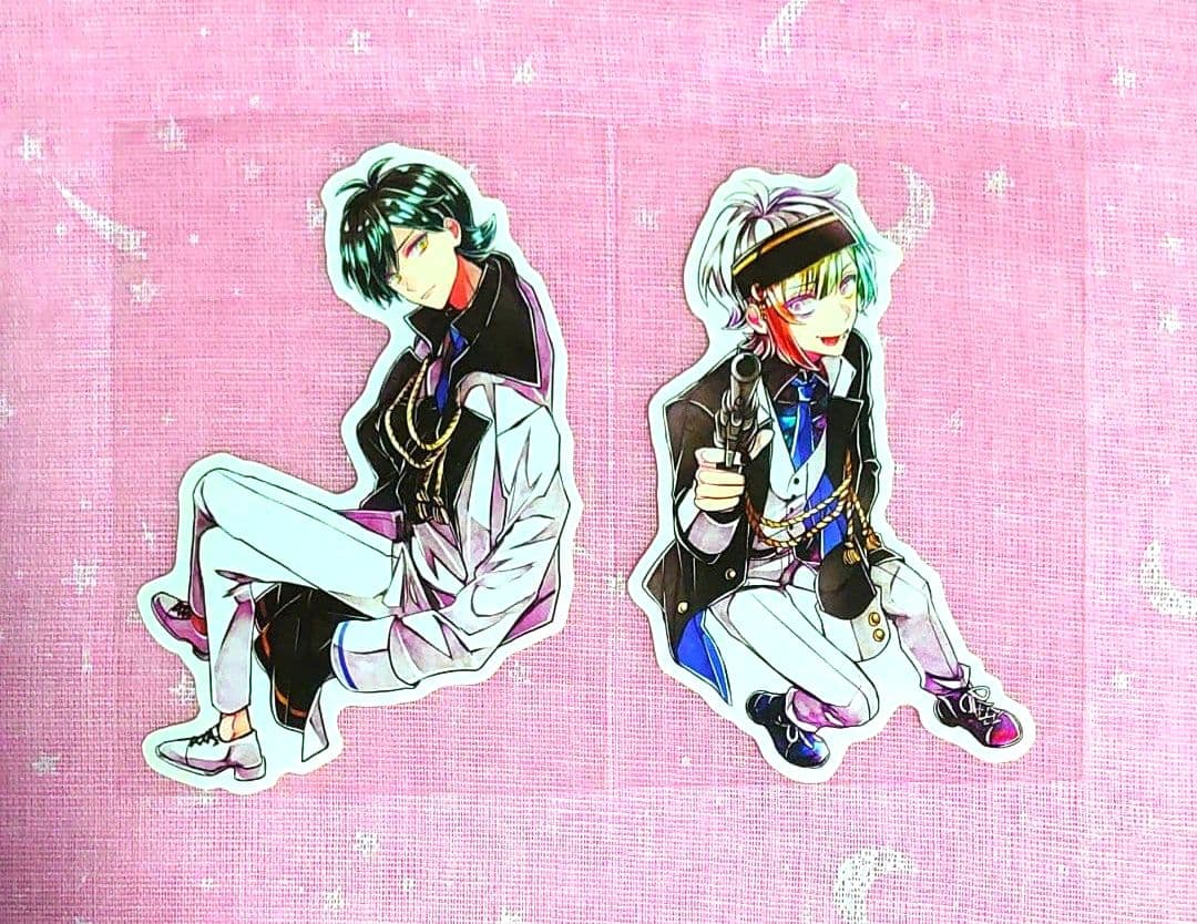 狼ゲーム イベント報酬 2周年 リンタロウ コウ ステッカーセット