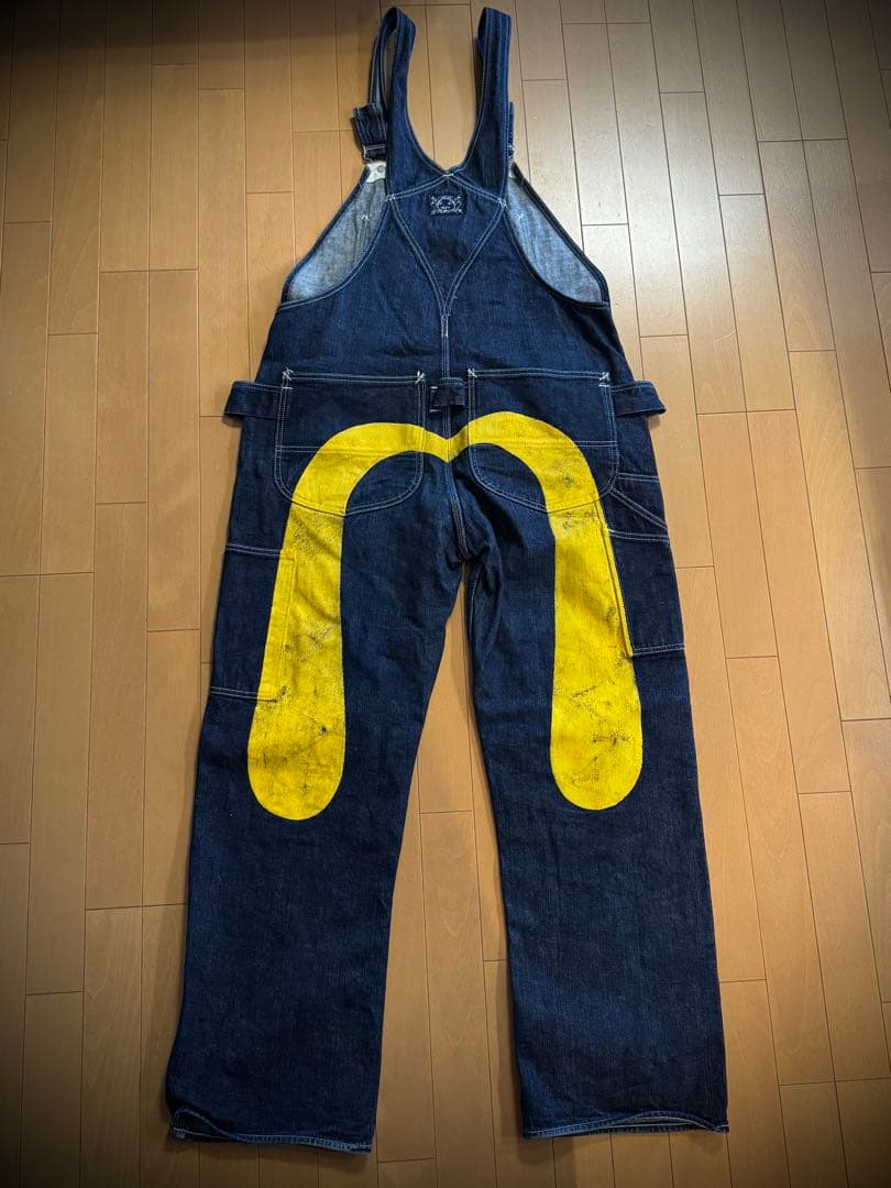 エヴィスEVISU オーバーオール 大黒ペイント