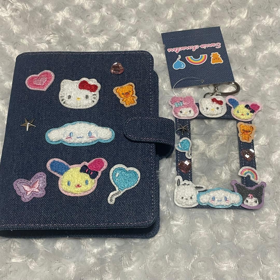 サンリオ デニム ワッペン バインダー トレカケース - メルカリ