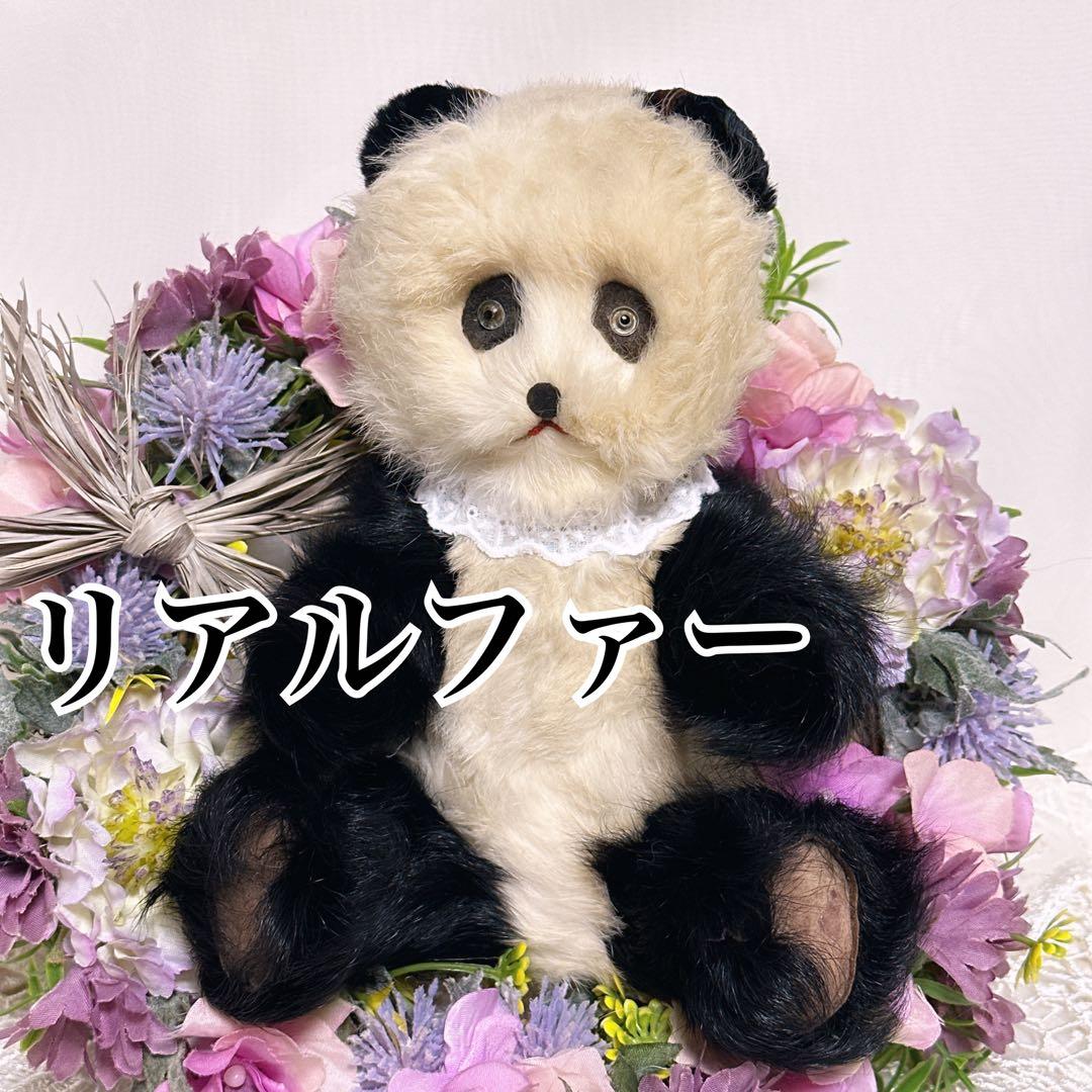 ❤️超激レア！！❤️リアルファーのアンティークパンダ　テディベア　アンティークベア アンティークテディベア プライベートコレクション｜青幻舎 SEIGENSHA