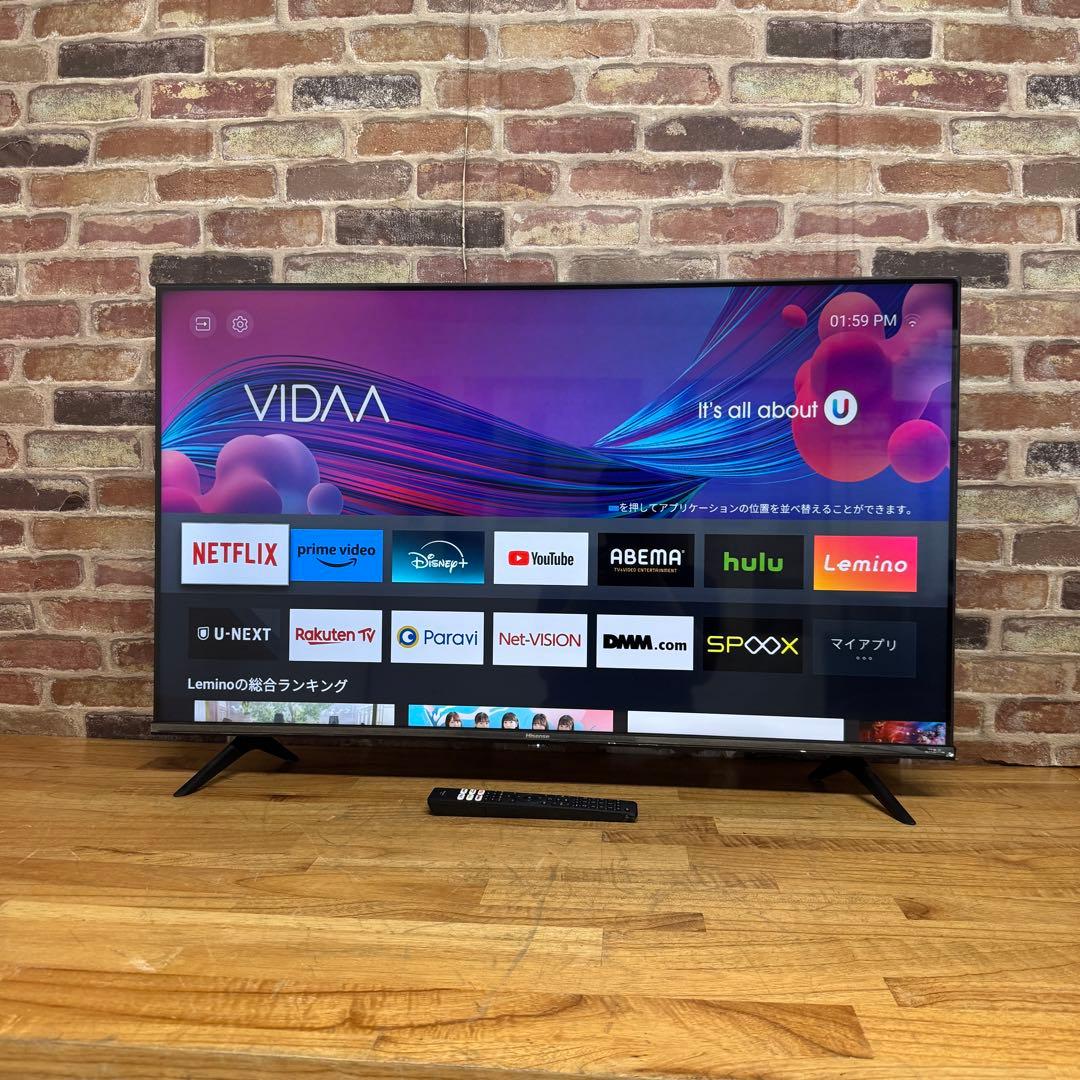 ハイセンス 43V型 4K 液晶テレビ 43E65G 動画アプリ搭載 23年製 Amazon | ハイセンス 43V型 4Kチューナー内蔵 液晶 テレビ 43E65G