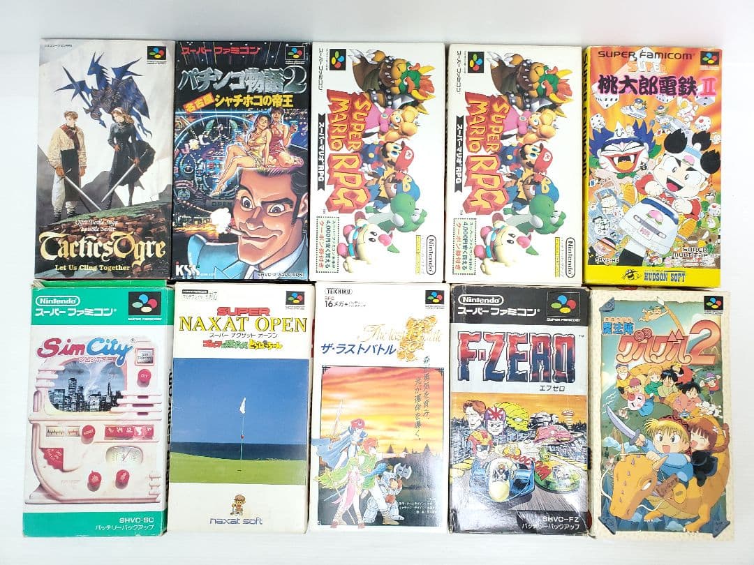 大量まとめて82本スーパーファミコンSFCカセットソフト箱説明書