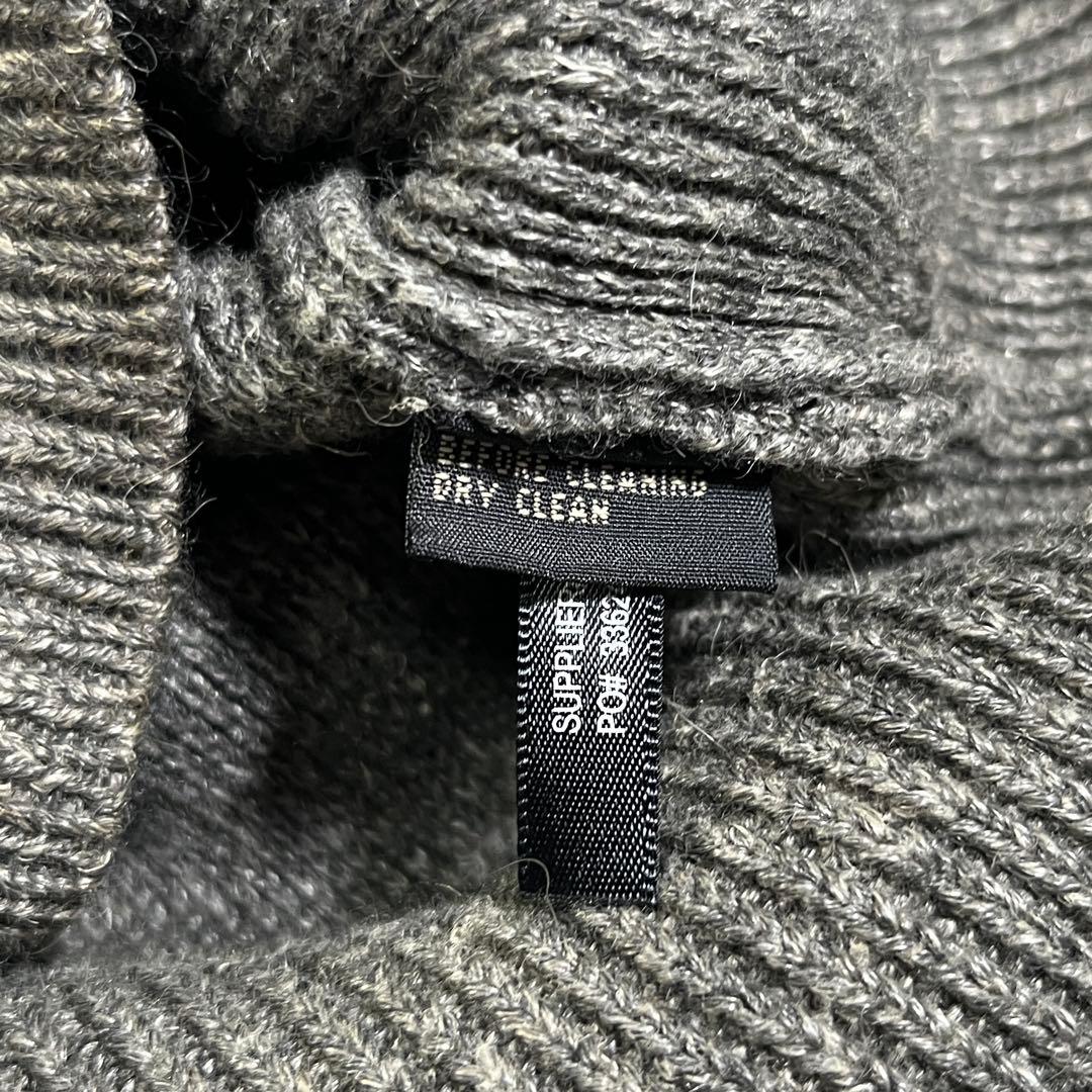 RRL ドライバーズニット アルパカ リネン S グレー ヴィンテージモデル