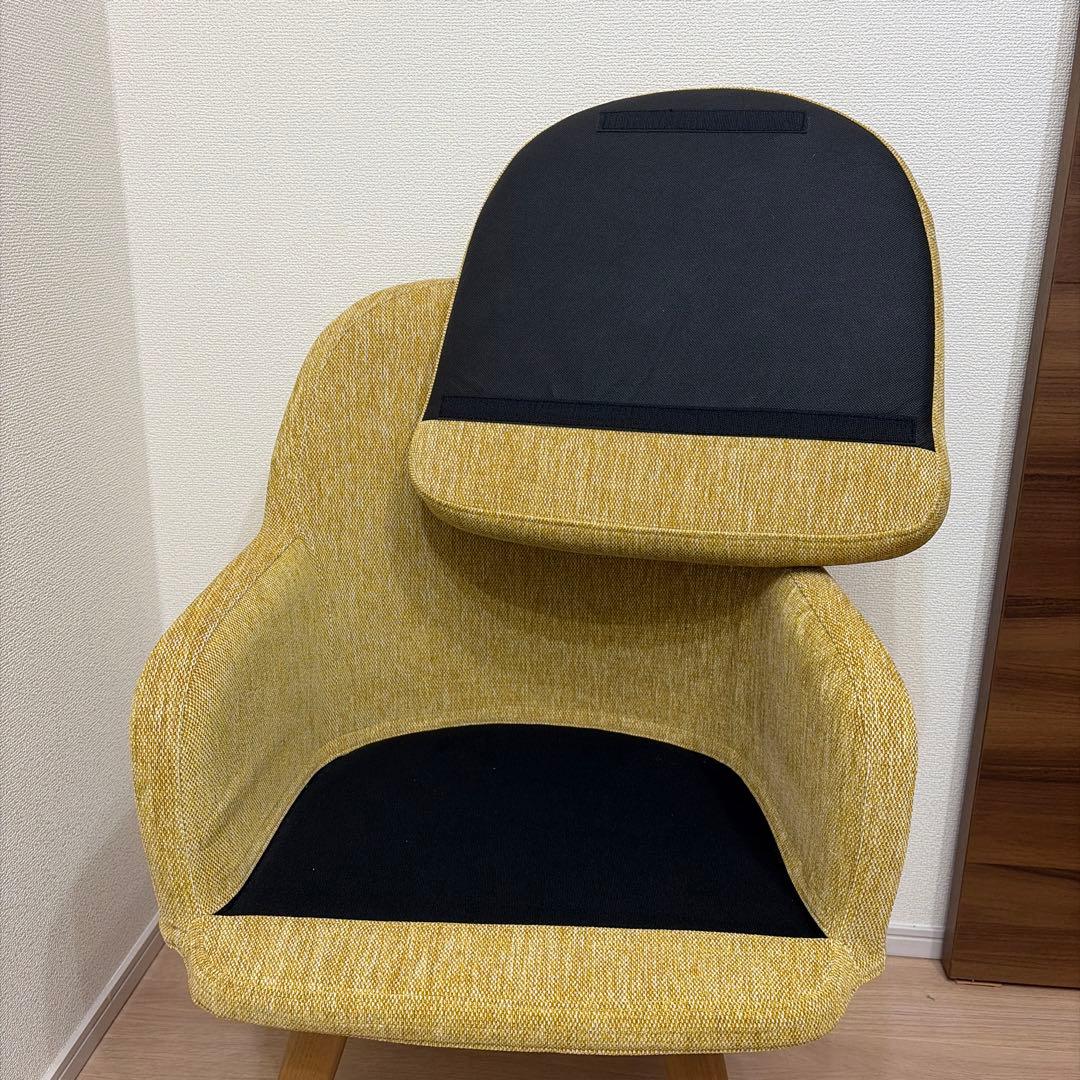 azu様専用】unico PIIVO(ピーヴォ)チェア イエロー - メルカリ
