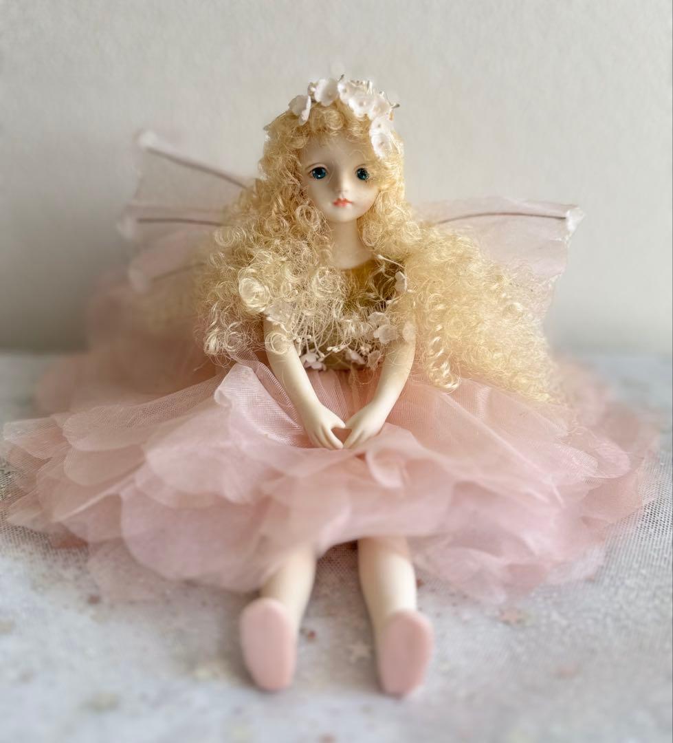 若月まり子 ビスクドール 妖精 ピンク - メルカリ