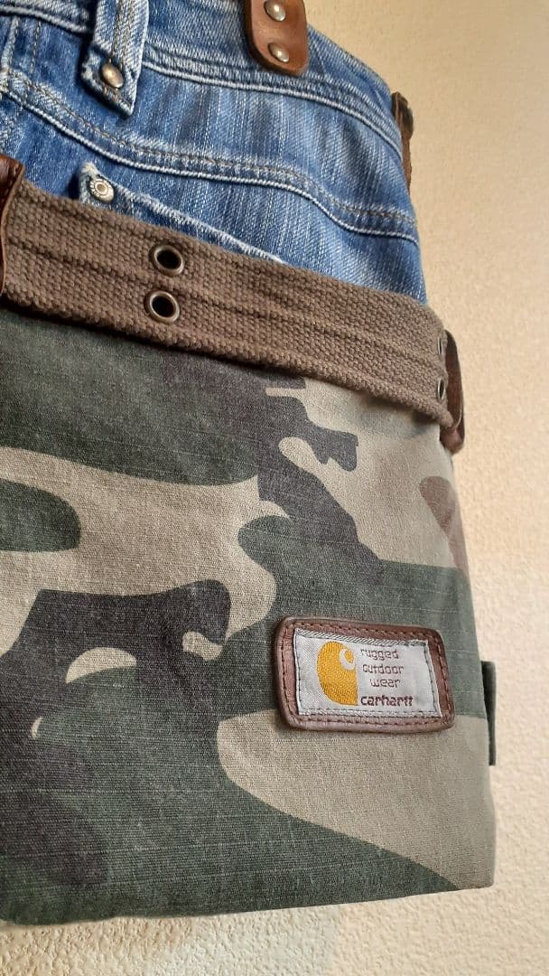 ミリタリーリメイク GORGEOUS VINTAGE 肩掛けトート&…