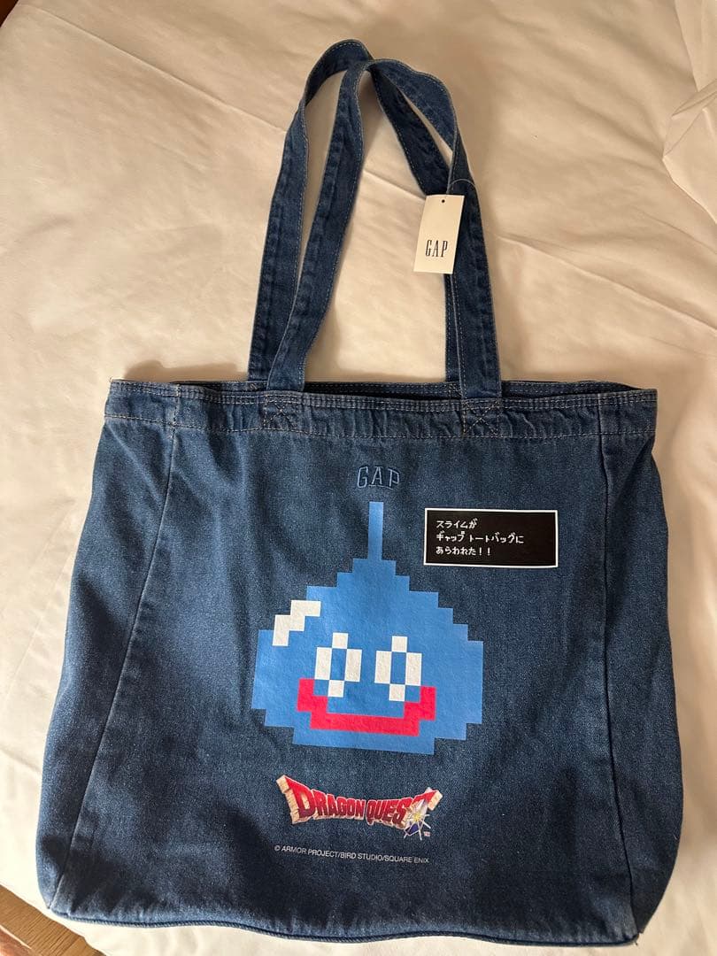 最終値下げ！GAP ドラゴンクエスト スライム トートバッグ - メルカリ