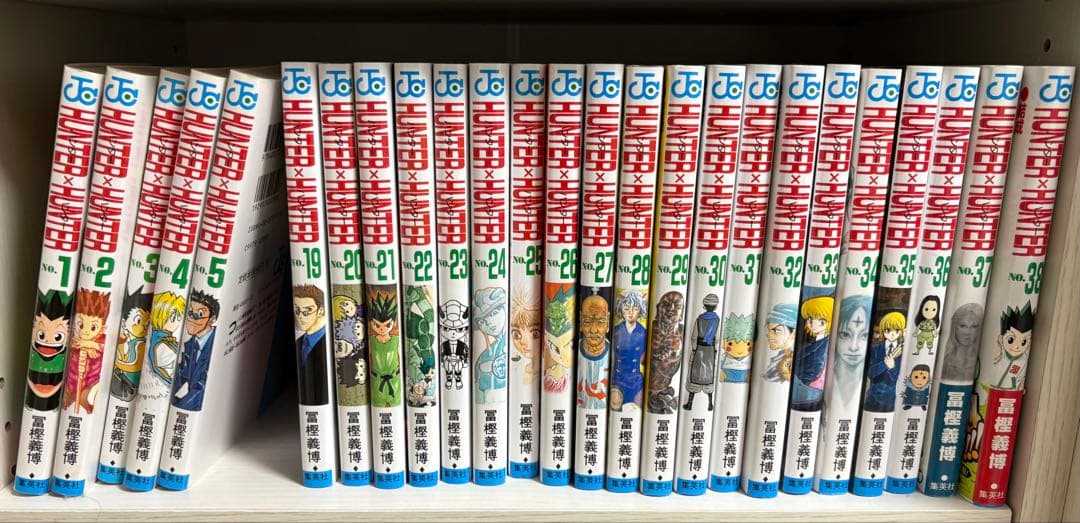 ハンター×ハンター まとめ売り 漫画 マンガ HUNTER×HUNTER ハンターハンター 1〜38巻 全巻セット まとめ売り