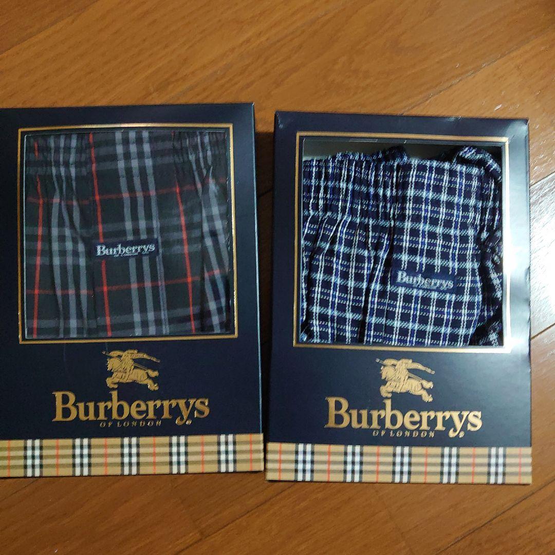 値下げ　Burberrys 新品　トランクス 2枚セット LL BURBERRY（バーバリー） 未使用 水着 海水パンツ スイムパンツ