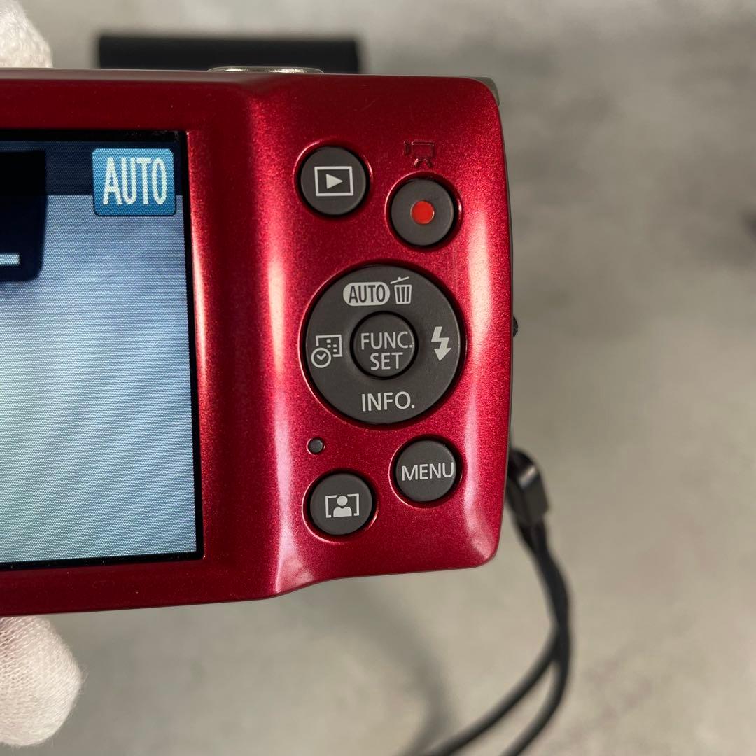 ✨極美品✨ Canon IXY 200 レッド オールド コンデジ 充電器セット