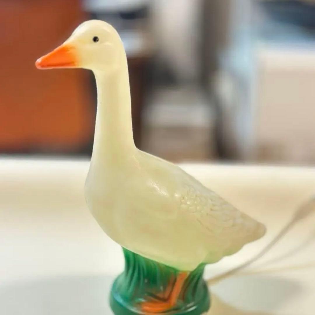 80's アヒルライト当時物　美品　大型　高さ56cm 昭和レトロアンティーク urica-yashioshop_515312