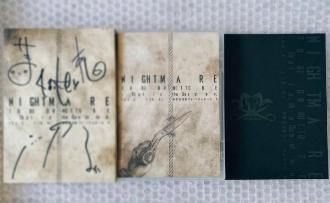 NIGHTMARE 初回生産限定盤 DVD&CD サイン入り