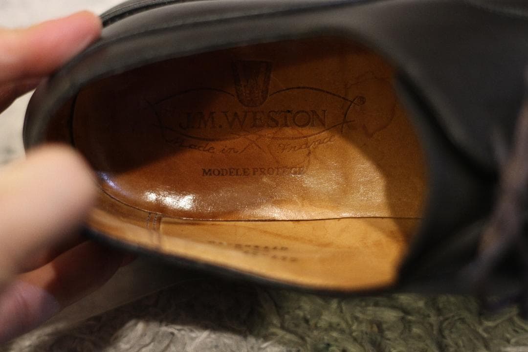 【美品】J.M.Weston 641 ゴルフ ロシアンカーフ 5.5B