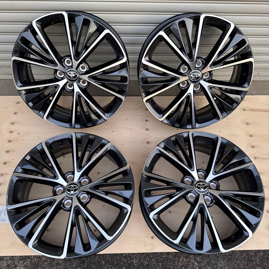 新車外し】トヨタ プリウス 60系 19インチ 純正ホイール 4本セット