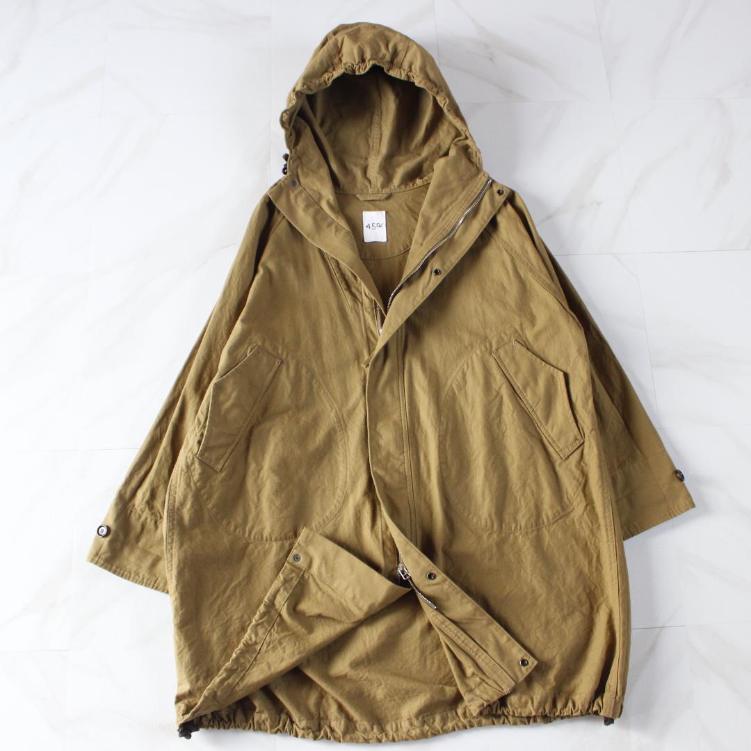 【現行タグ】45R サードオックスフォードのスノーパーカー F カーキ R刺繡 45R（フォーティファイブアール）の「サードオックスフォードのスノー