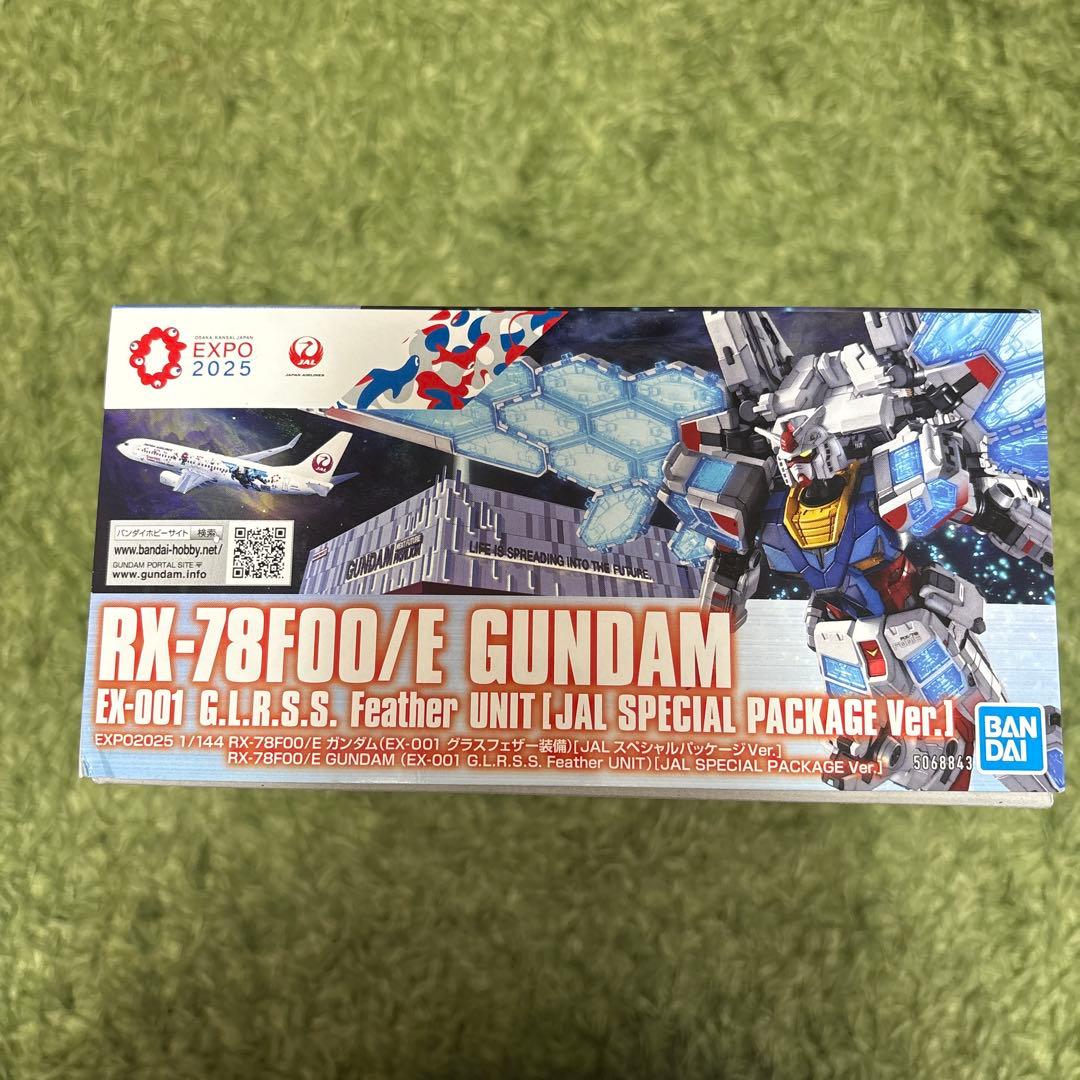 JAL特別仕様RX-78F00/E GUNDAM フライトタグ ステッカー 3点