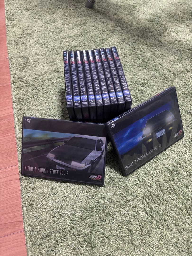 お買い得 1つあたり1000円 頭文字D フォースステージ DVDセット 頭文字D (イニシャルD) FOURTH STAGE 全12巻セット/DVD 中古 レンタル