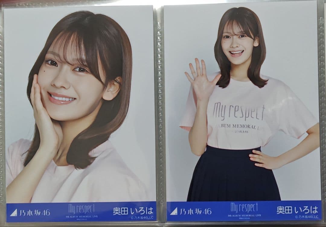 生写真】奥田いろは ＜期別Tシャツ＞ 2種 - メルカリ
