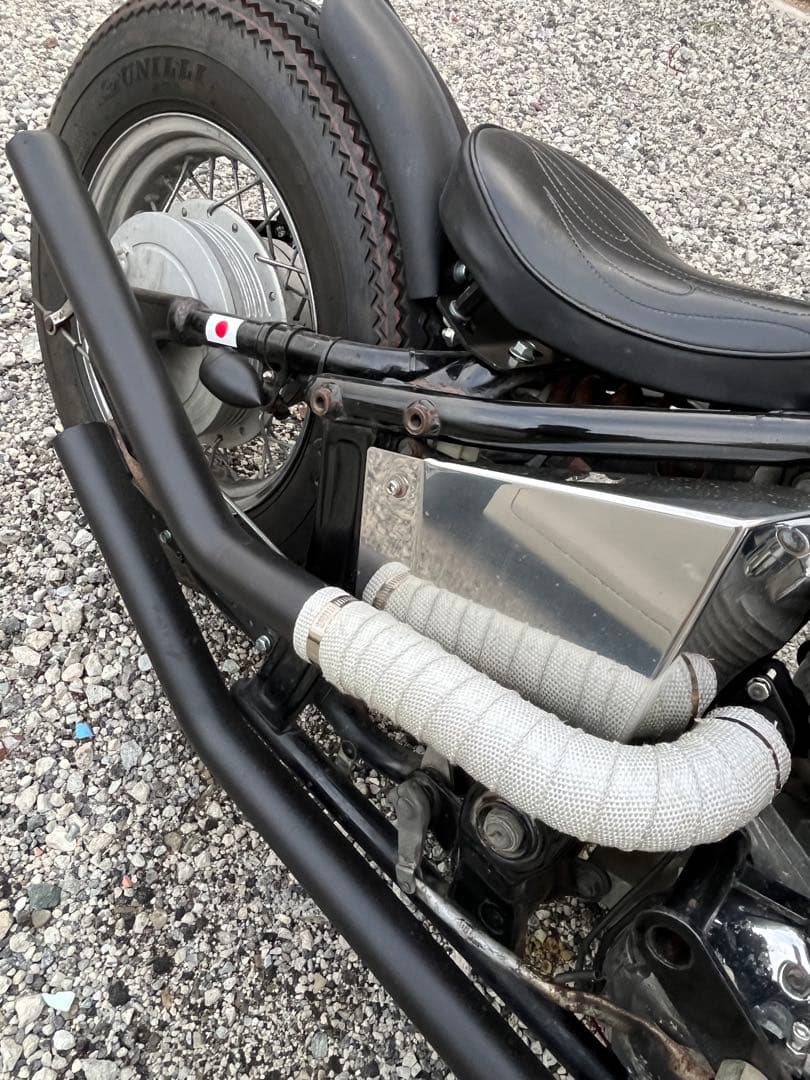 在庫処分セール】早い者勝ち ドラッグスター400 カチ上げ マフラー