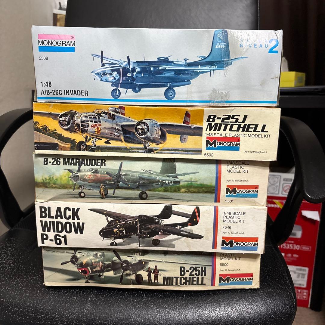 オ*チ様 MONOGRAM 1/48 プラモデルキット 5個セット オ*チ様 MONOGRAM 1/48 プラモデルキット 5個セット オ*チ様 MONOGRAM