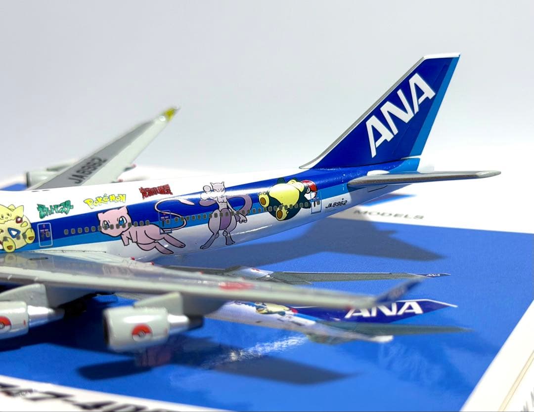 全日空商事 1/500 B747-400 ANAポケモンジェット NH50028 - メルカリ