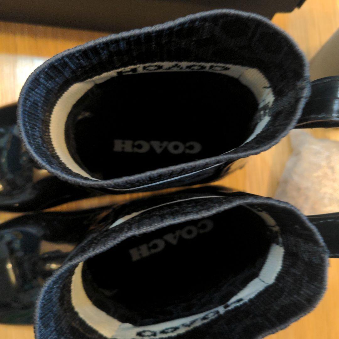 佐藤さま専用】COACH コーチ レインブーツ サイドゴアブーツ - メルカリ