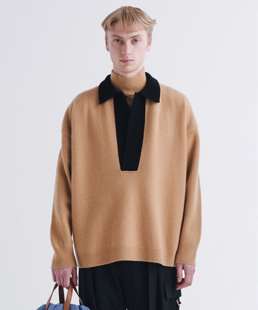 CULLNI クルニ Wool Cashmere Skipper Knit CULLNI Wool Cashmere Skipper Knit - m-market