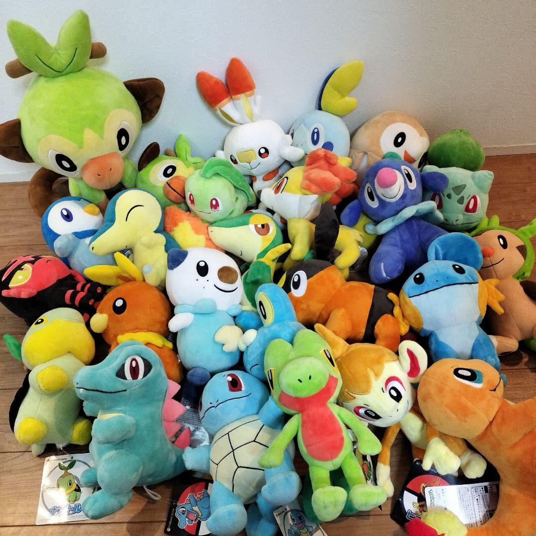 ポケモンセンター 歴代御三家ぬいぐるみ まとめ売り - メルカリ