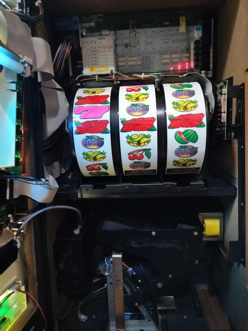 パチスロ実機】パイオニア☆『初代』ハイビ30【コイン不要機付】4号機