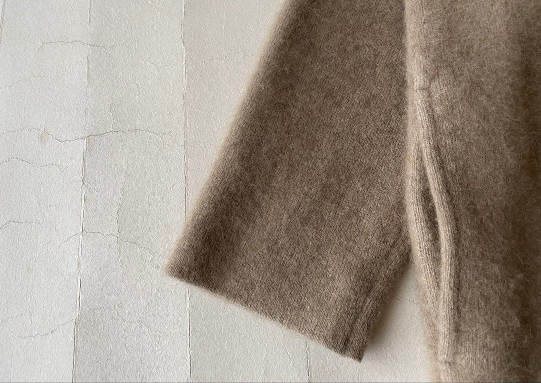 トゥモローランドTOMORROWLANDラクーンヘアリーWフェイスコーディガン