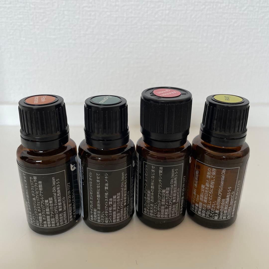 新品】フランキンセンス、サイプレス、ウィンターグリーン、ライム