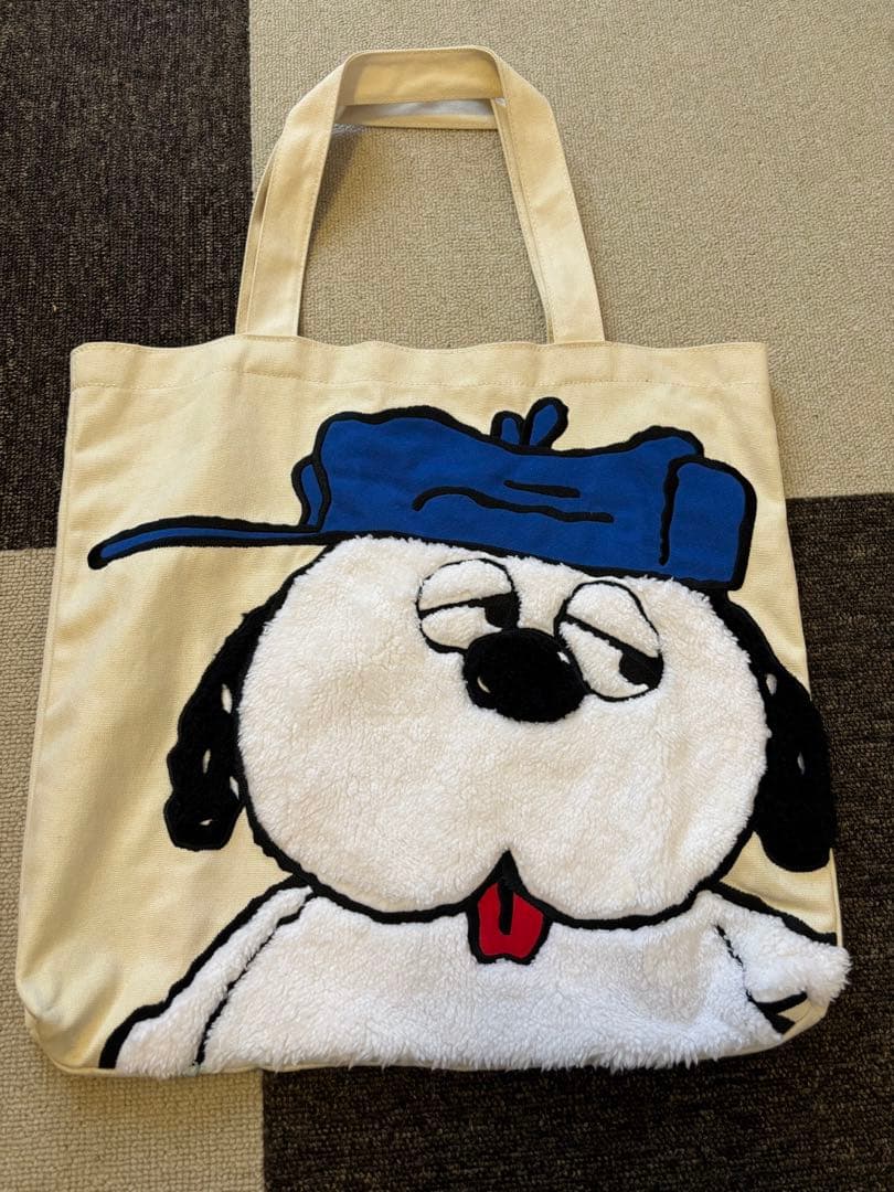（希少）スヌーピーオラフ　トートバッグ SNOOPY（スヌーピー） ミニ トートバッグ キャンバス 刺繍 帆布 オラフ