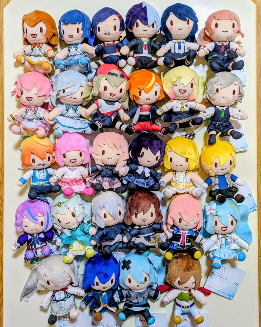 プロジェクトセカイ 壊れたセカイと歌えないミク ふわぷちミニぬいぐるみ全28種 劇場版プロジェクトセカイ 壊れたセカイと歌えないミク」 ふわぷち