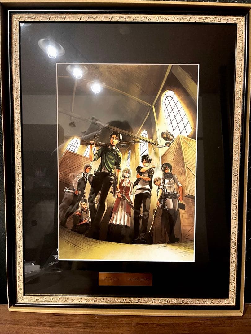 進撃の巨人 オンライン展覧会限定記念額装絵 (第13巻表紙) 完全受注生産品 進撃の巨人 オンライン展覧会限定記念額装絵 (第13巻表紙) 完全受注