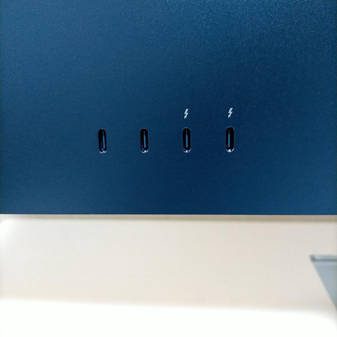 保証有キズ有Apple iMac M3 8CPU/10GPU 24インチ ブルー - メルカリ