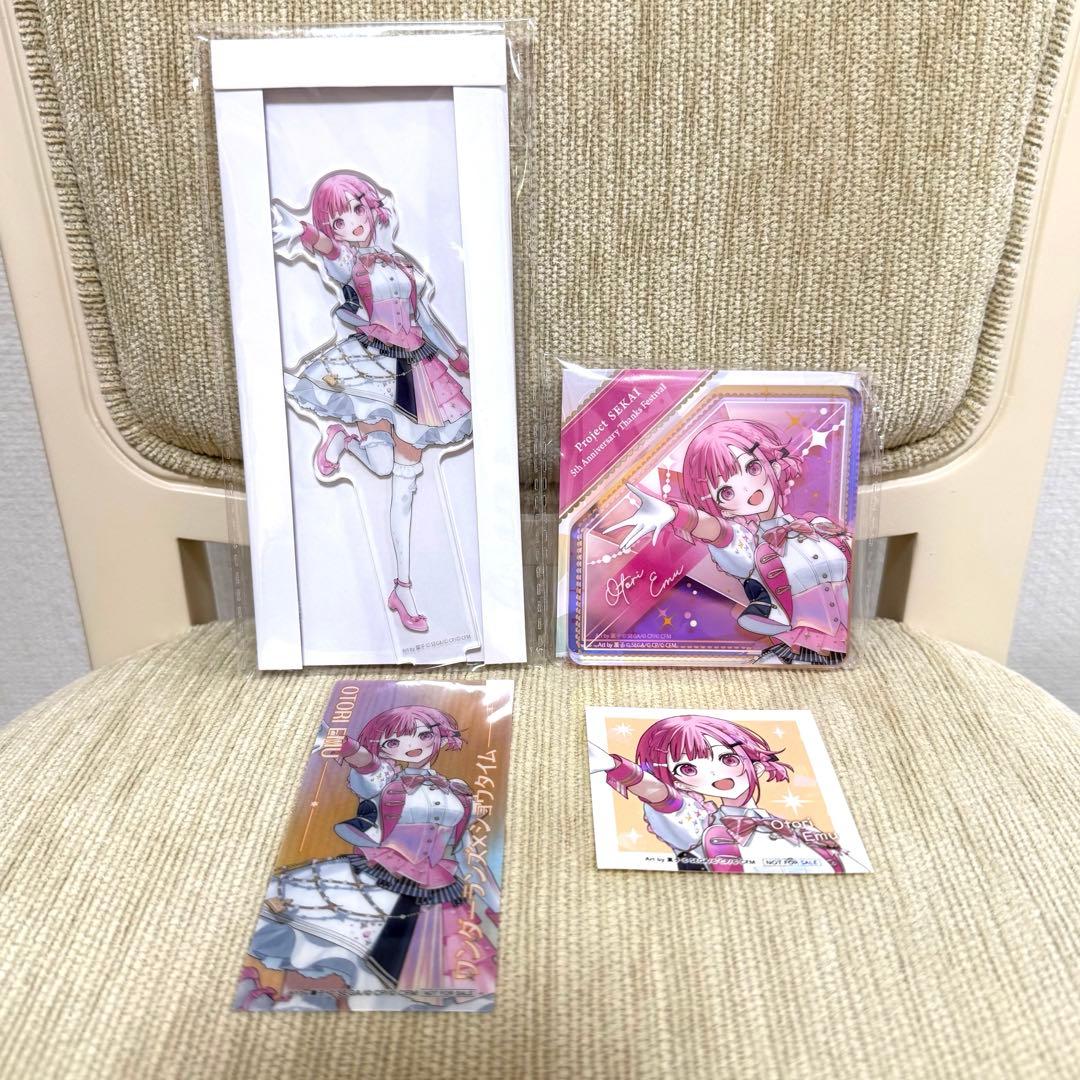 プロセカ 感謝祭 アクリルブロック アクリルスタンド 鳳えむ 5周年