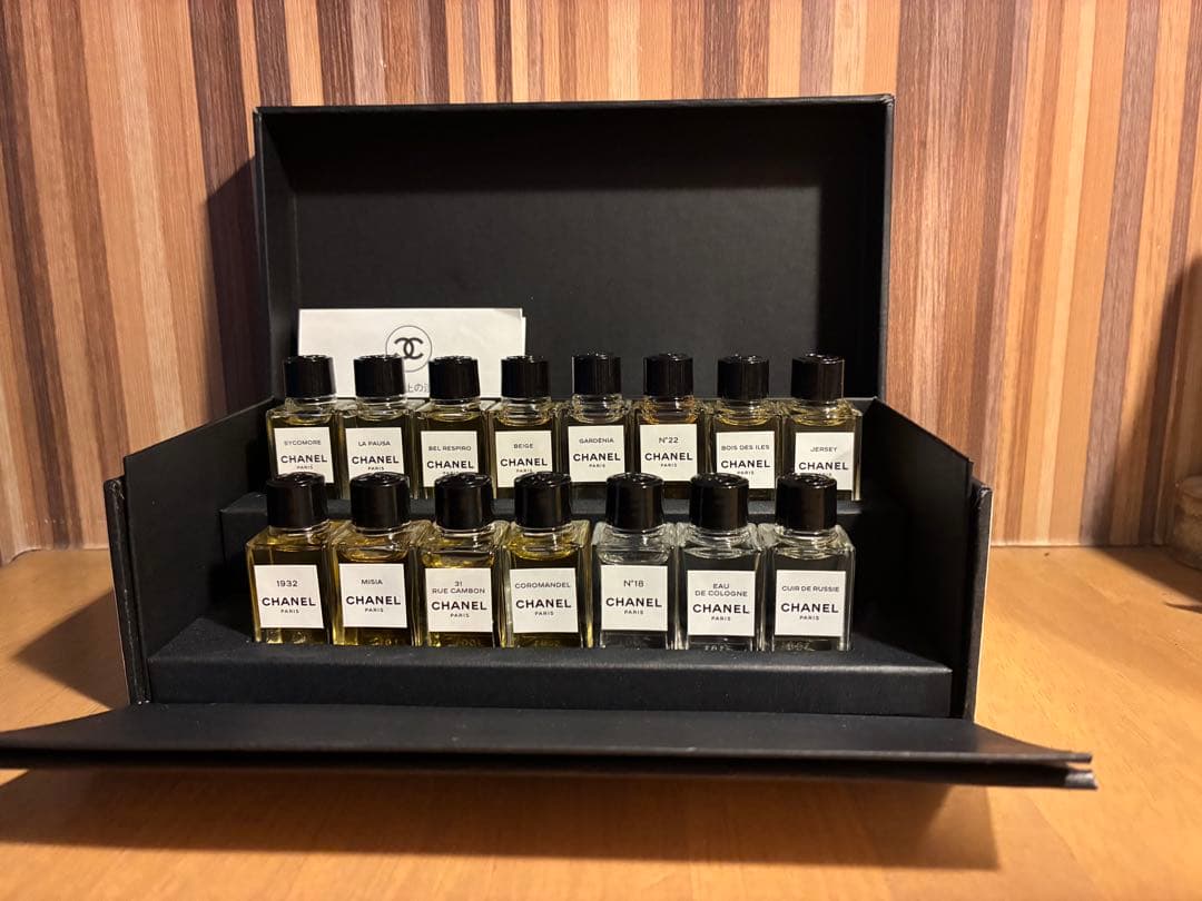 CHANEL LES EXCLUSIFS コフレ 15x4ml 香水セット - メルカリ
