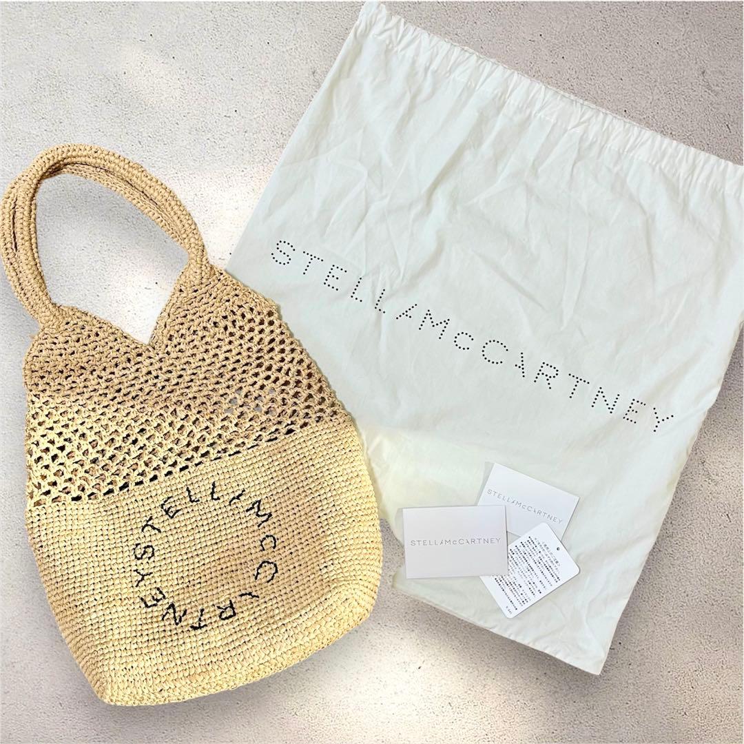 美品 STELLA McCARTNEY ラフィアロゴ かごバッグ ハンドバッグ 楽天市場】STELLA McCARTNEY ステラ マッカートニー ラフィアバケット