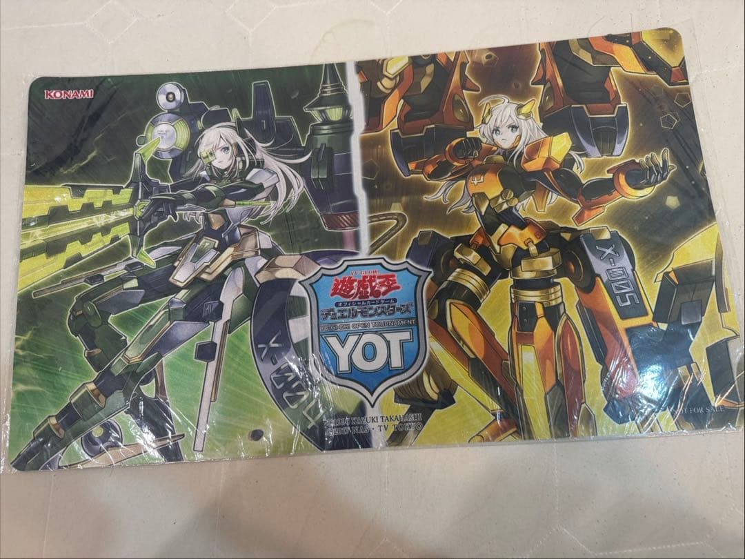 遊戯王プレイマット　 アジア 閃刀姫 ハヤテ　カイナ　yot アジア未開封 16 未開封品】閃刀姫-ハヤテ/プレイマット - トレカぱられる