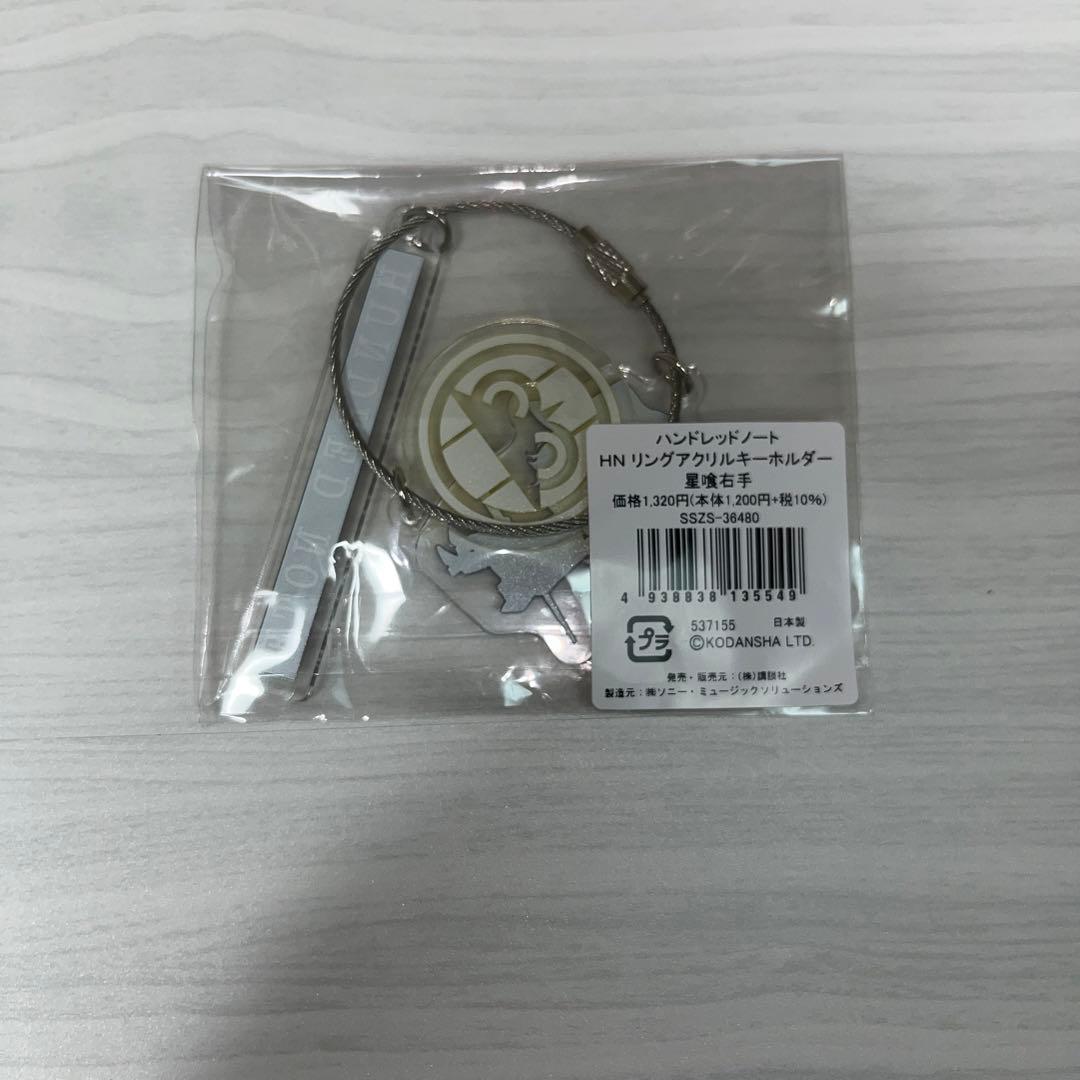 ハンドレッドノート 星喰右手 ナイトアウル リングキーホルダー - メルカリ