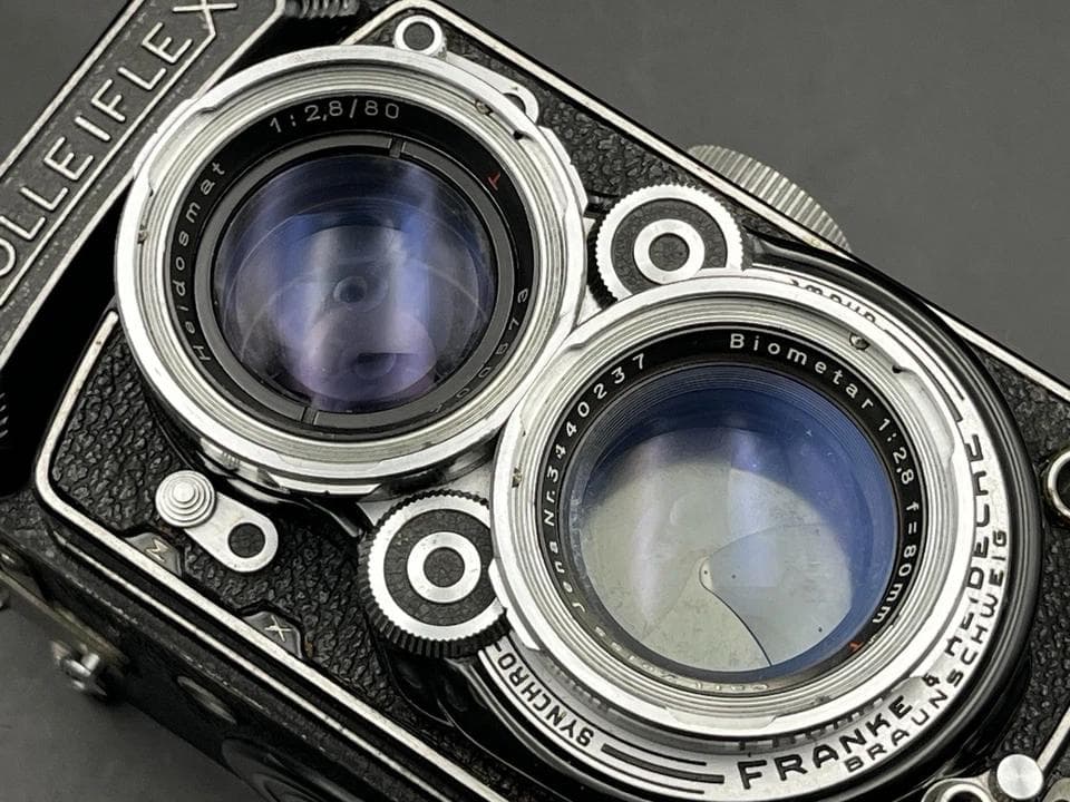 フィルムカメラ Rolleiflex 2.8B Bior 80mm f2.8