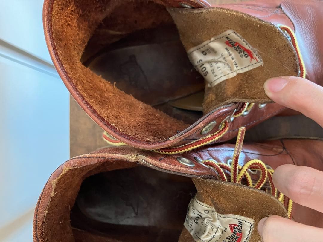 【26.5cm】RED WING 9105 アイリッシュセッター　プレーントゥ