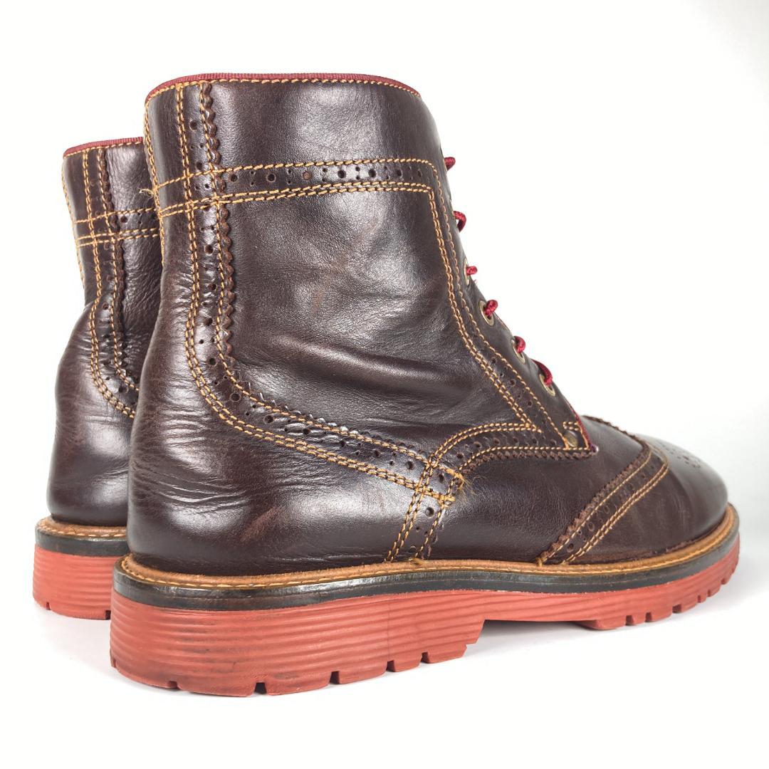 稀少 Danner ダナー ウイングチップメダリオンレザーカントリーブーツ