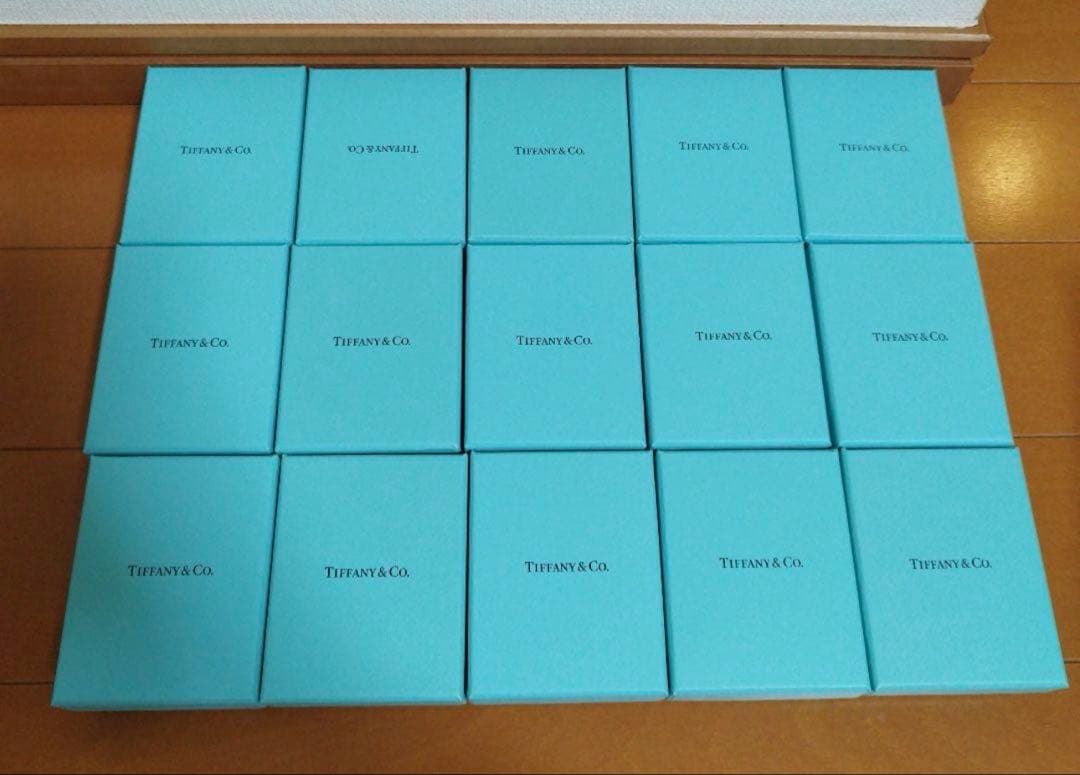 現行品Tiffanyティファニー　空箱巾着　15セット 現行品 Tiffany ティファニー空箱 巾着袋10セット 現行品Tiffany