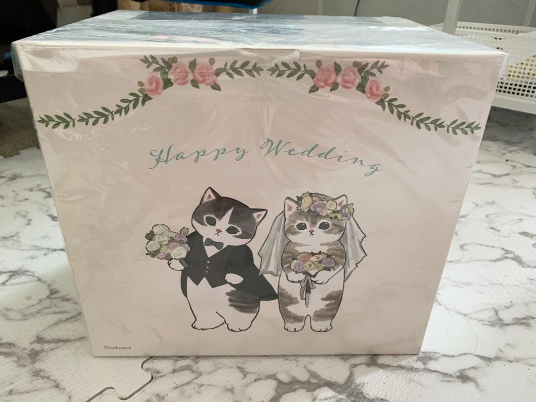 美品・未開封品】mofusand ウエディングペア ぬいぐるみ - メルカリ