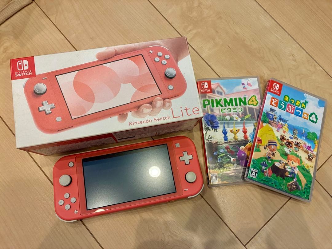 Nintendo Switch Lite ピンク + ソフト2本 Nintendo Switch Lite Console, Turquoise, Handheld Gaming System