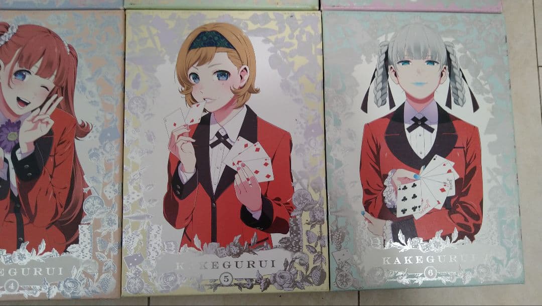 賭ケグルイ DVD 全巻セット 1期 【箱キズ・シミ汚れあり】