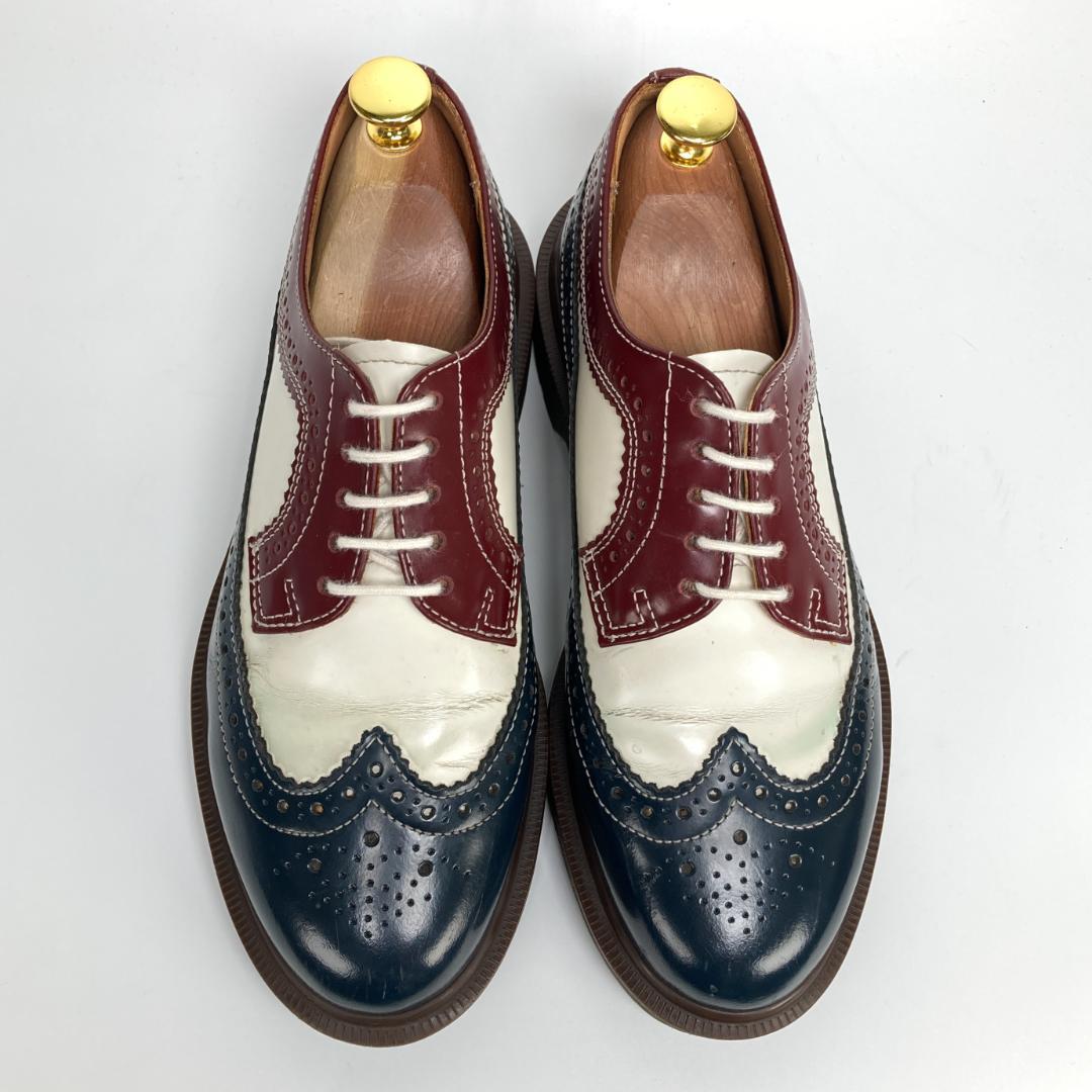 英国製 ドクターマーチン ウイングチップ5ホールシューズ イングランド