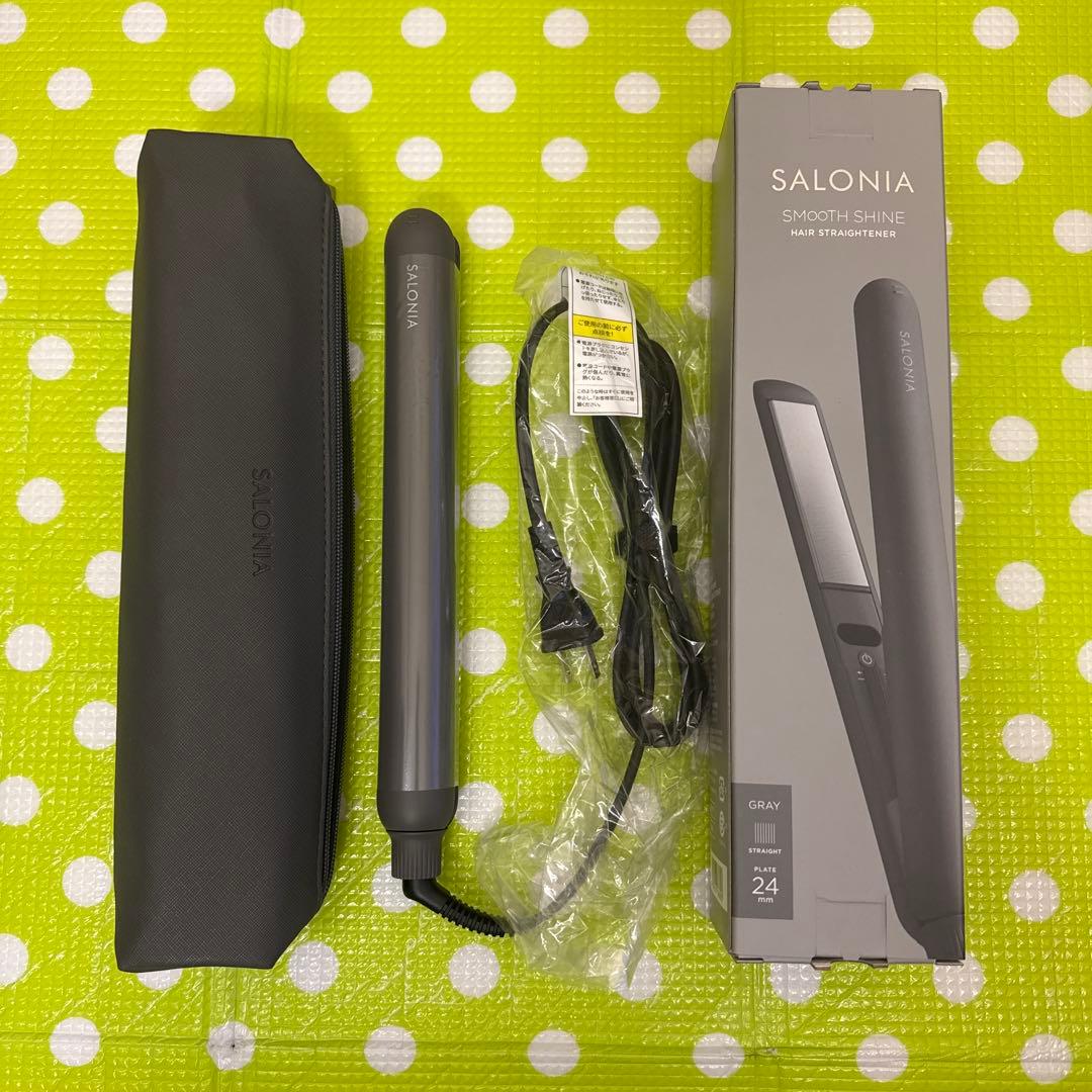 あちゃんさん専用　SALONIA スムースシャイン グレー Amazon.co.jp: SALONIA サロニア スムースシャイン ストレートアイロン